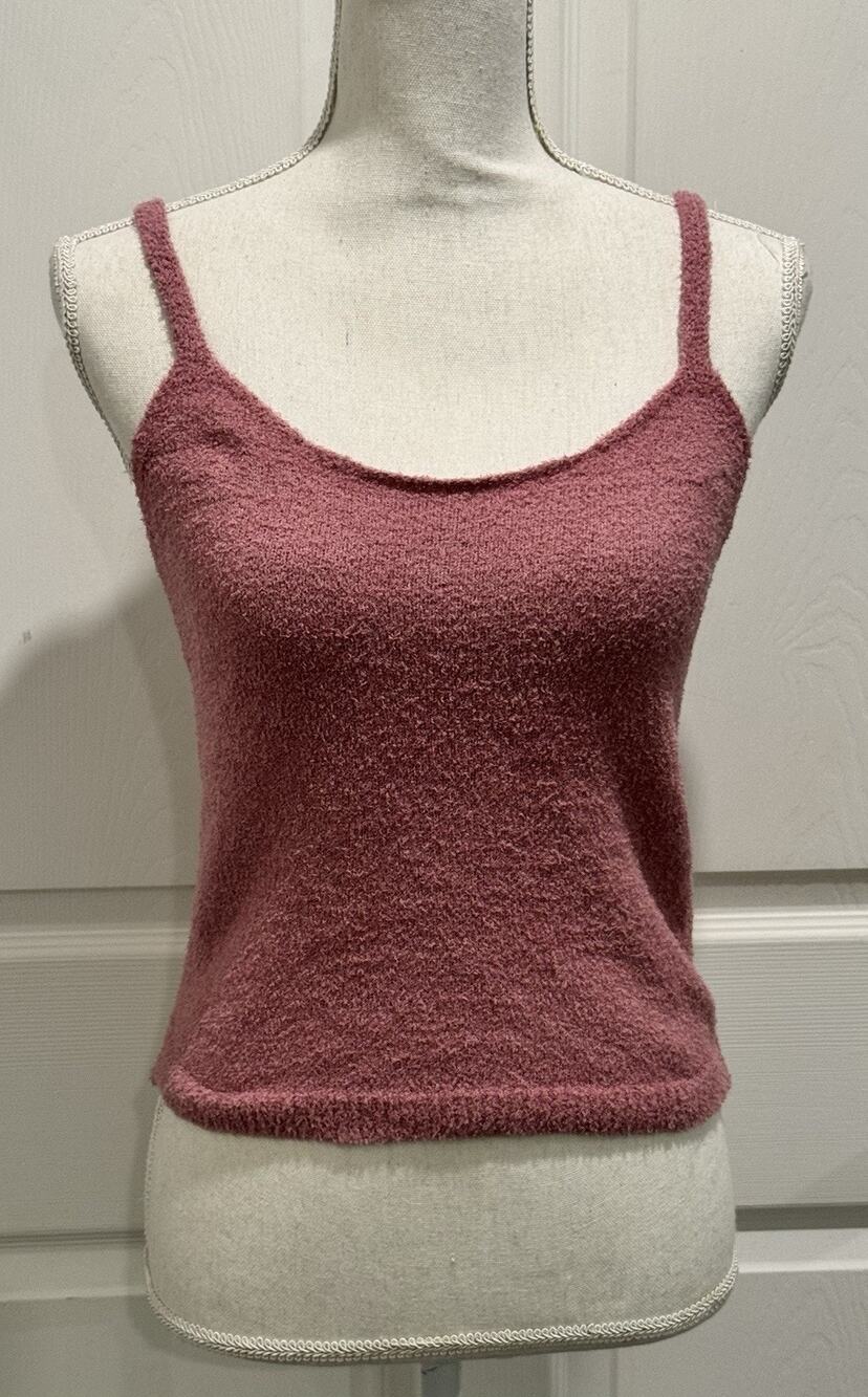Sincerely Jules Women's Tank Top Size S Mauve Pink Spaghetti Straps